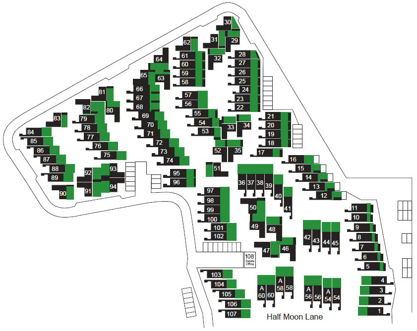 Map of Delawyk Crescent